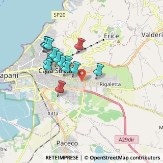 Mappa Via Gustavo Ricevuto, 91100 Trapani TP, Italia (1.77857)