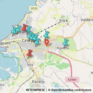 Mappa Via Gustavo Ricevuto, 91100 Trapani TP, Italia (2.08727)