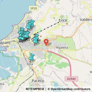 Mappa Via Gustavo Ricevuto, 91100 Trapani TP, Italia (2.373)