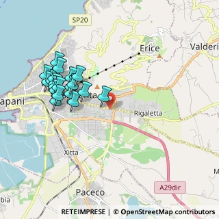 Mappa Via Gustavo Ricevuto, 91100 Trapani TP, Italia (2.2555)
