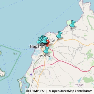 Mappa Via Gustavo Ricevuto, 91100 Trapani TP, Italia (3.59636)