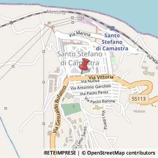 Mappa Via Plebiscito, 66, 98077 Santo Stefano di Camastra, Messina (Sicilia)