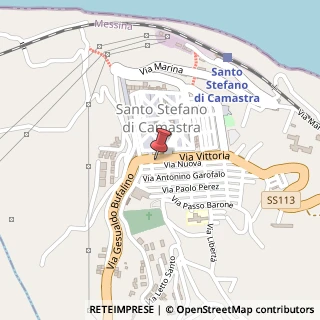 Mappa Via Vittoria, 70, 98077 Santo Stefano di Camastra, Messina (Sicilia)