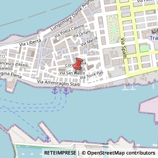 Mappa Via San Pietro, 54, 91100 Trapani, Trapani (Sicilia)