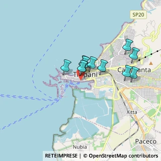 Mappa Via Ammiraglio Staiti, 91100 Trapani TP, Italia (1.49182)