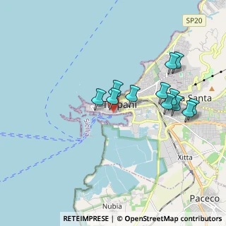 Mappa Vicolo dei Pescatori, 91100 Trapani TP, Italia (1.9475)