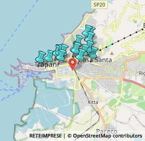 Mappa Via Stefano Giacalone, 91100 Trapani TP, Italia (1.26278)