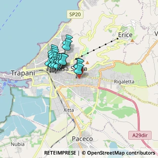 Mappa Via Giuseppe Barraco, 91100 Trapani TP, Italia (1.471)
