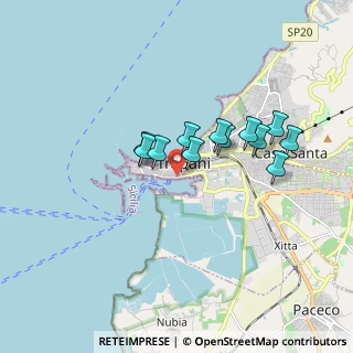 Mappa Via Angioni, 91100 Trapani TP, Italia (1.54083)