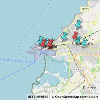 Mappa Via Angioni, 91100 Trapani TP, Italia (1.415)