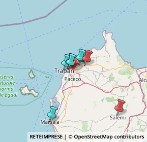 Mappa Via Ammiraglio Rizzo, 91100 Trapani TP, Italia (23.06)