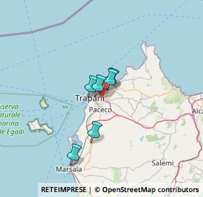 Mappa Via Ammiraglio Rizzo, 91100 Trapani TP, Italia (21.56)