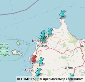 Mappa Via Ammiraglio Rizzo, 91100 Trapani TP, Italia (19.81455)