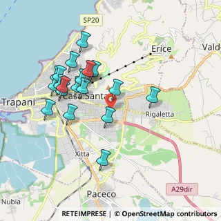 Mappa Via Ammiraglio Rizzo, 91100 Trapani TP, Italia (2.004)