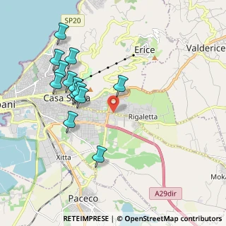 Mappa Via Gaspare Fodale, 91100 Erice TP, Italia (2.23077)