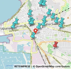 Mappa Via Giovanni Verga, 91100 Trapani TP, Italia (1.13421)