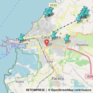 Mappa Via Alberti Salvatore Tenente, 91100 Trapani TP, Italia (3.43455)