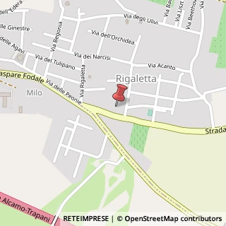 Mappa Via Rigaletta, 10, 91016 Erice, Trapani (Sicilia)