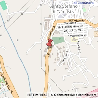 Mappa Via Leopardi, 15/17, 98077 Santo Stefano di Camastra, Messina (Sicilia)