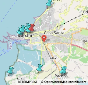 Mappa Via Marsala Uscita Per Mars, 91100 Trapani TP, Italia (2.89636)
