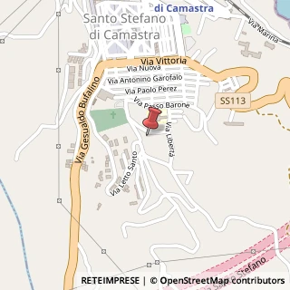 Mappa Via Buttitta, 3, 98077 Santo Stefano di Camastra, Messina (Sicilia)