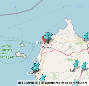 Mappa Via Dorsale Zir, 91100 Trapani TP, Italia (26.62214)