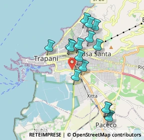 Mappa Via Prima, 91100 Trapani TP, Italia (1.884)