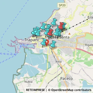 Mappa Via Prima, 91100 Trapani TP, Italia (1.3905)