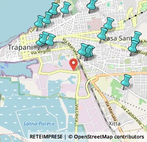Mappa Via Prima, 91100 Trapani TP, Italia (1.35737)