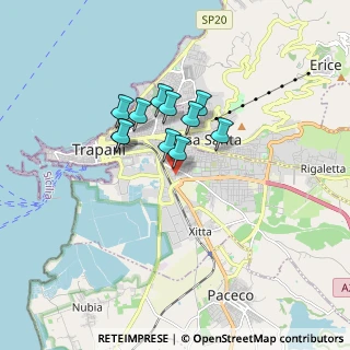 Mappa Via Mauro Rostagno, 91100 Trapani TP, Italia (1.32545)