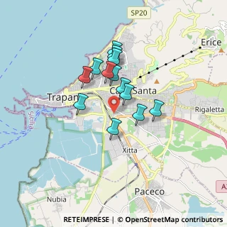 Mappa Via Mauro Rostagno, 91100 Trapani TP, Italia (1.41462)