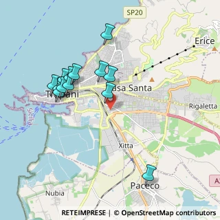 Mappa Via Mauro Rostagno, 91100 Trapani TP, Italia (2.10154)