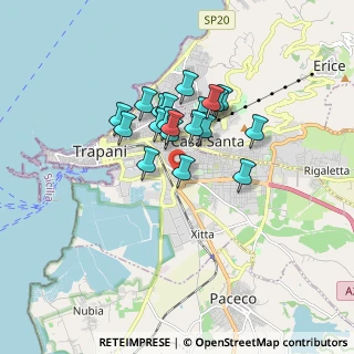 Mappa Via Mauro Rostagno, 91100 Trapani TP, Italia (1.4005)