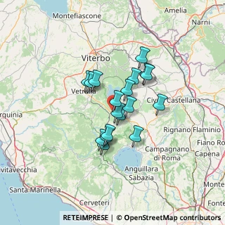 Mappa Viale P, 01012 Capranica VT, Italia (9.89833)