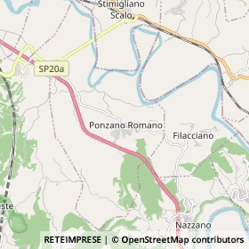 Mappa Ponzano Romano