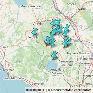 Mappa Vicolo Del Cappellone, 01012 Capranica VT, Italia (10.89235)