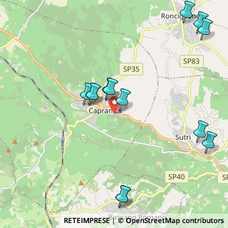 Mappa Vicolo Del Cappellone, 01012 Capranica VT, Italia (2.56154)