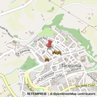 Mappa Piazza Giuseppe Verdi, 11, 01016 Tarquinia, Viterbo (Lazio)