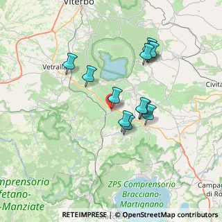 Mappa Viale Laura, 01012 Capranica VT, Italia (6.5375)