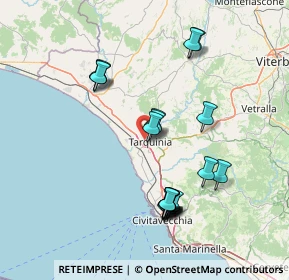 Mappa Via Vecchia Aurelia, 01016 Tarquinia VT, Italia (15.4775)