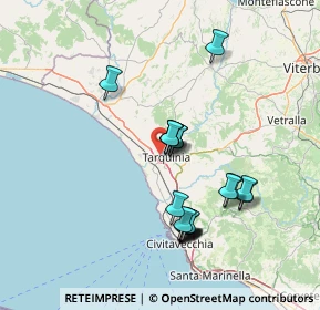 Mappa Via Vecchia Aurelia, 01016 Tarquinia VT, Italia (14.082)