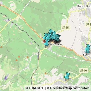 Mappa Via Gandhi, 01012 Capranica VT, Italia (1.2085)