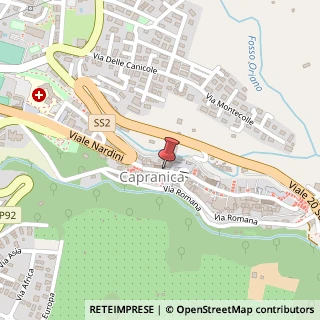 Mappa Corso Francesco Petrarca, 9, 01012 Capranica, Viterbo (Lazio)