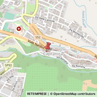 Mappa Via Charles Thiery, 9A, 01012 Capranica, Viterbo (Lazio)