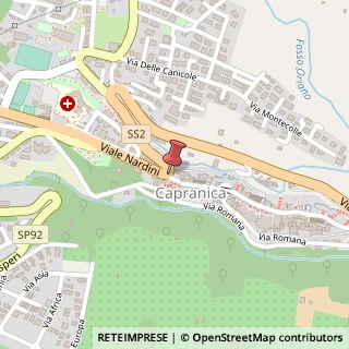 Mappa Piazza Giuseppe Garibaldi, 3, 01026 Capranica, Viterbo (Lazio)