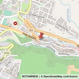 Mappa Piazza Giuseppe Garibaldi, 8, 01012 Capranica, Viterbo (Lazio)