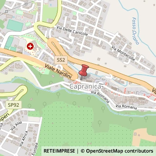 Mappa Corso Francesco Petrarca, 3, 01012 Capranica, Viterbo (Lazio)