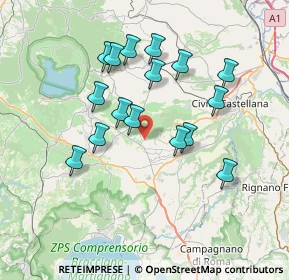 Mappa Via di Vallescura, 01037 Ronciglione VT, Italia (7.0125)