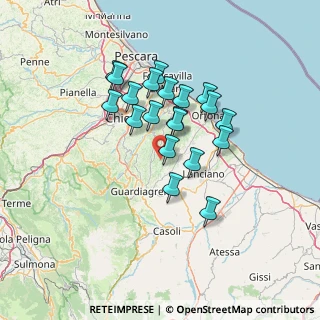 Mappa Via Feuduccio, 66036 Orsogna CH, Italia (11.768)