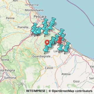 Mappa Via Feuduccio, 66036 Orsogna CH, Italia (10.3905)